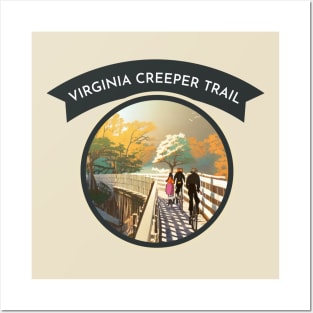 Cozy Autumnal Vibes at Virginia Creeper Trail Backpacker Camp Life Posters and Art